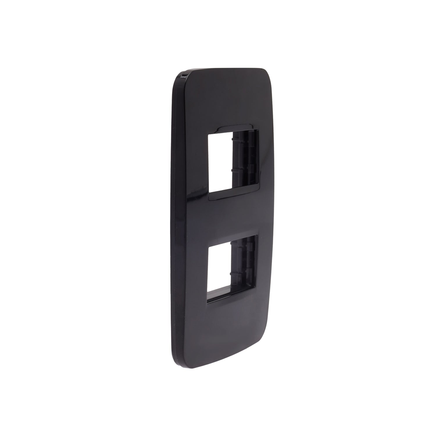 Placa 2 Ventanas Negro Niessen Serie Origen – Estévez