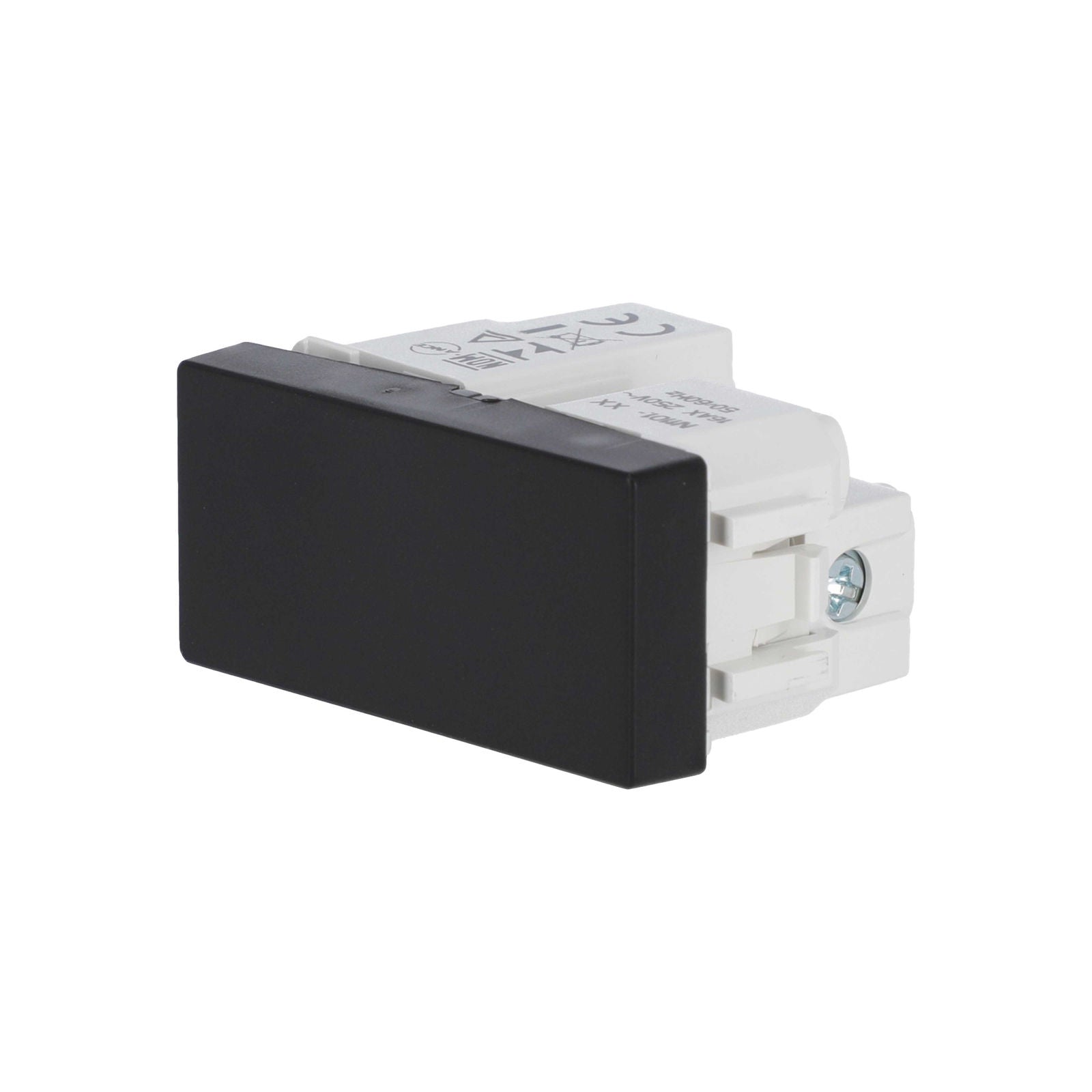 Apagador Sencillo 1 Mod Negro Soft 16AX 250V Unno - Estevez