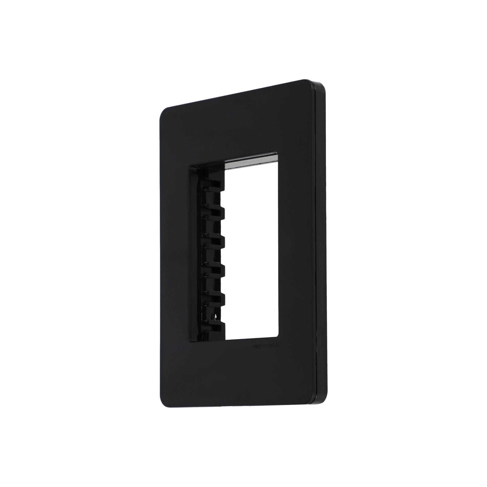 Placa 3 Módulos Negro Soft Chasis Negro – Unno Estévez