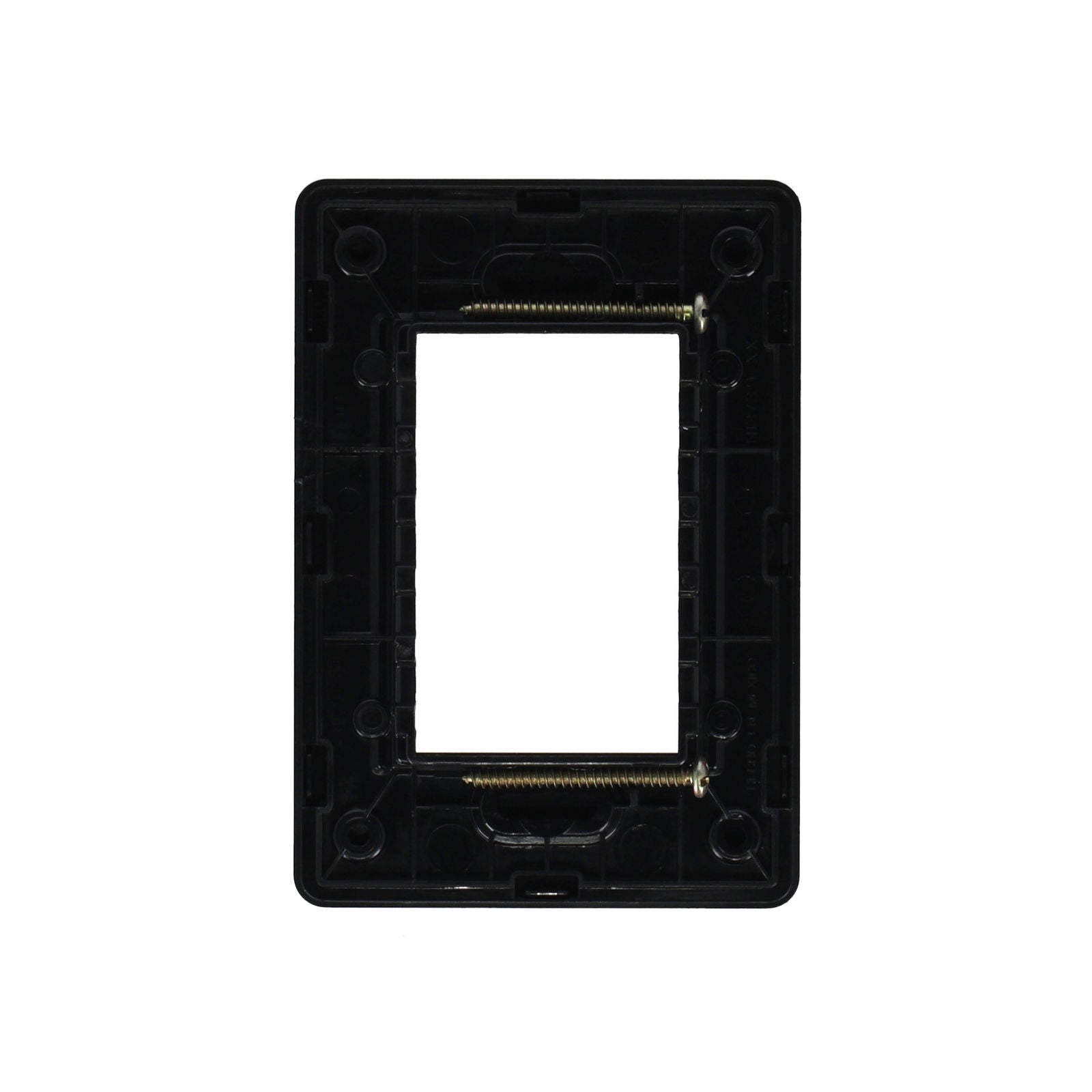 Placa 3 Módulos Negro Soft Chasis Negro – Unno Estévez