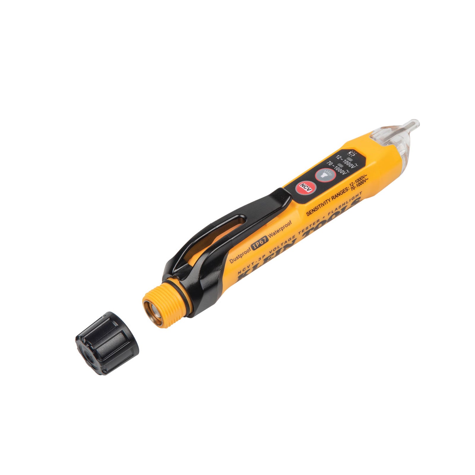 Probador de Corriente Eléctrica 12-1000V con Linterna – Klein Tools