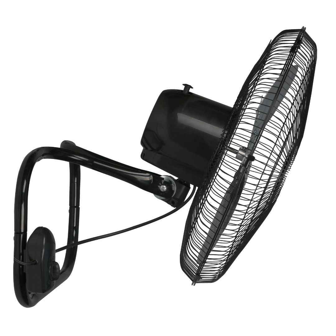 Ventilador X3 3 en 1 18" Negro – Pedestal, Piso y Muro, 3 Velocidades y Oscilación – Masterfan