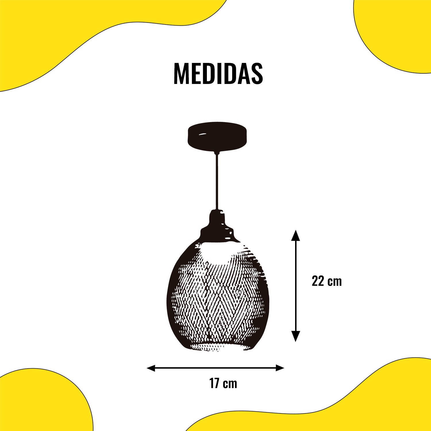 Lámpara Candil Colgante Negro Diseño Vintage – Luxica