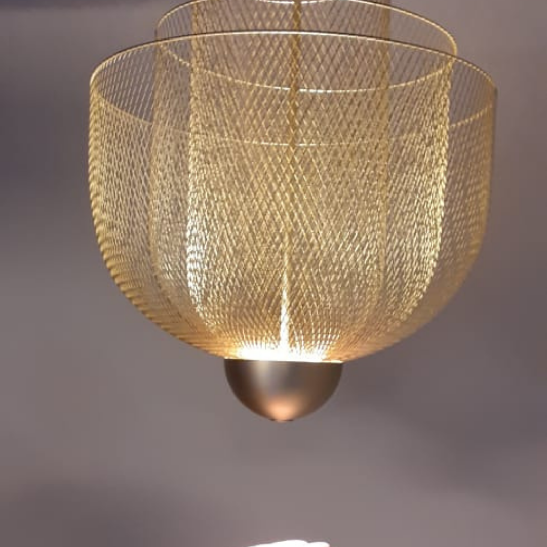 Lámpara Colgante CLOÉ LED  3000K Oro – QUOR