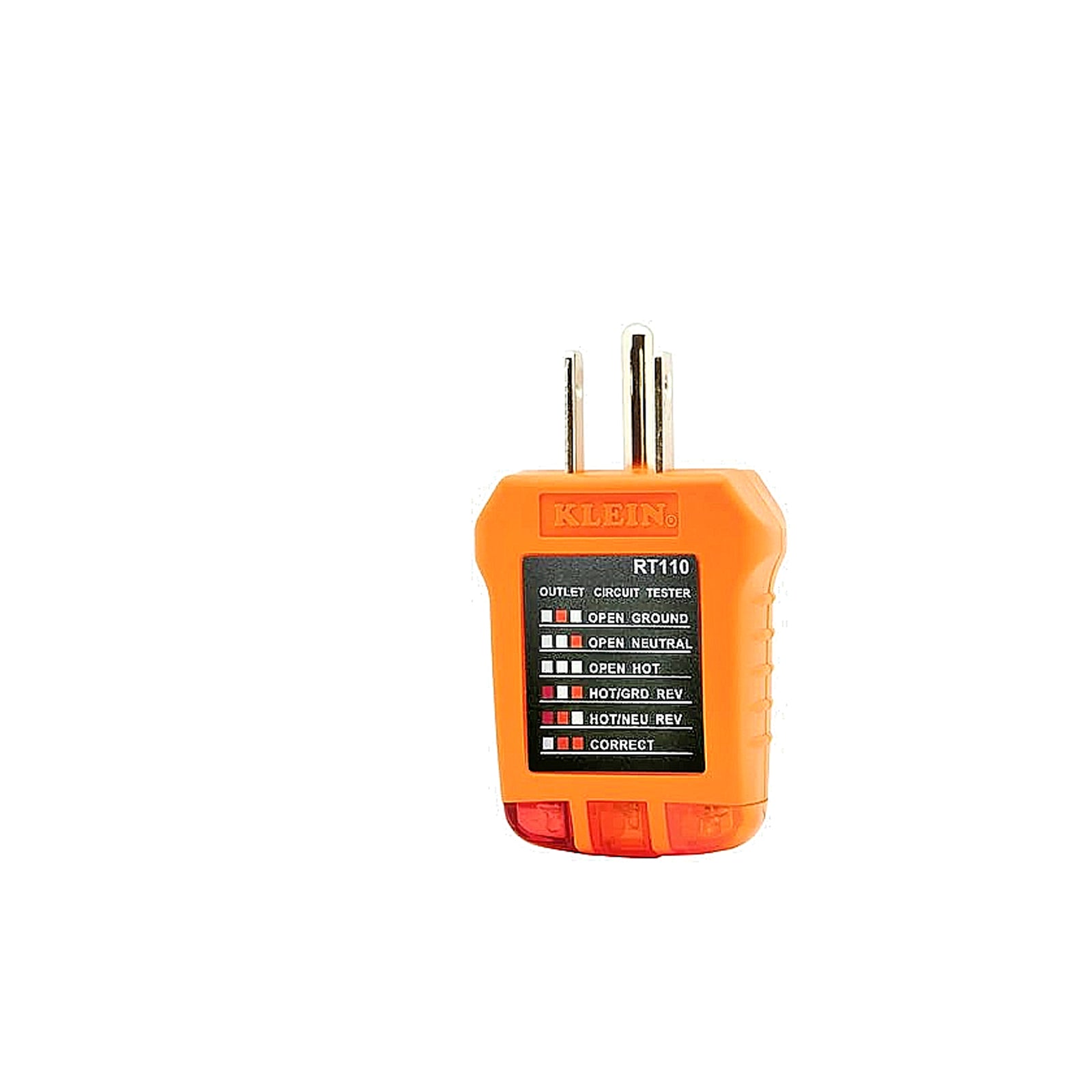 Probador de Tomacorrientes Naranja – Klein Tools