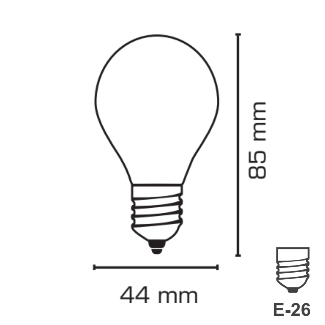Foco LED Tipo Bombilla  1W 2700K E26  – LUMMI