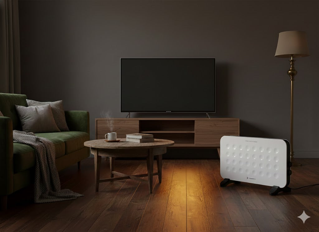 Calefactor Eléctrico Helios 1500W/127V: Confort y Calor Potente en 2 Niveles MASTERFAN