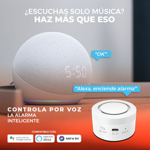 Alarma Inteligente Smart para Interior de 5V con Control - Tecnolite Connect