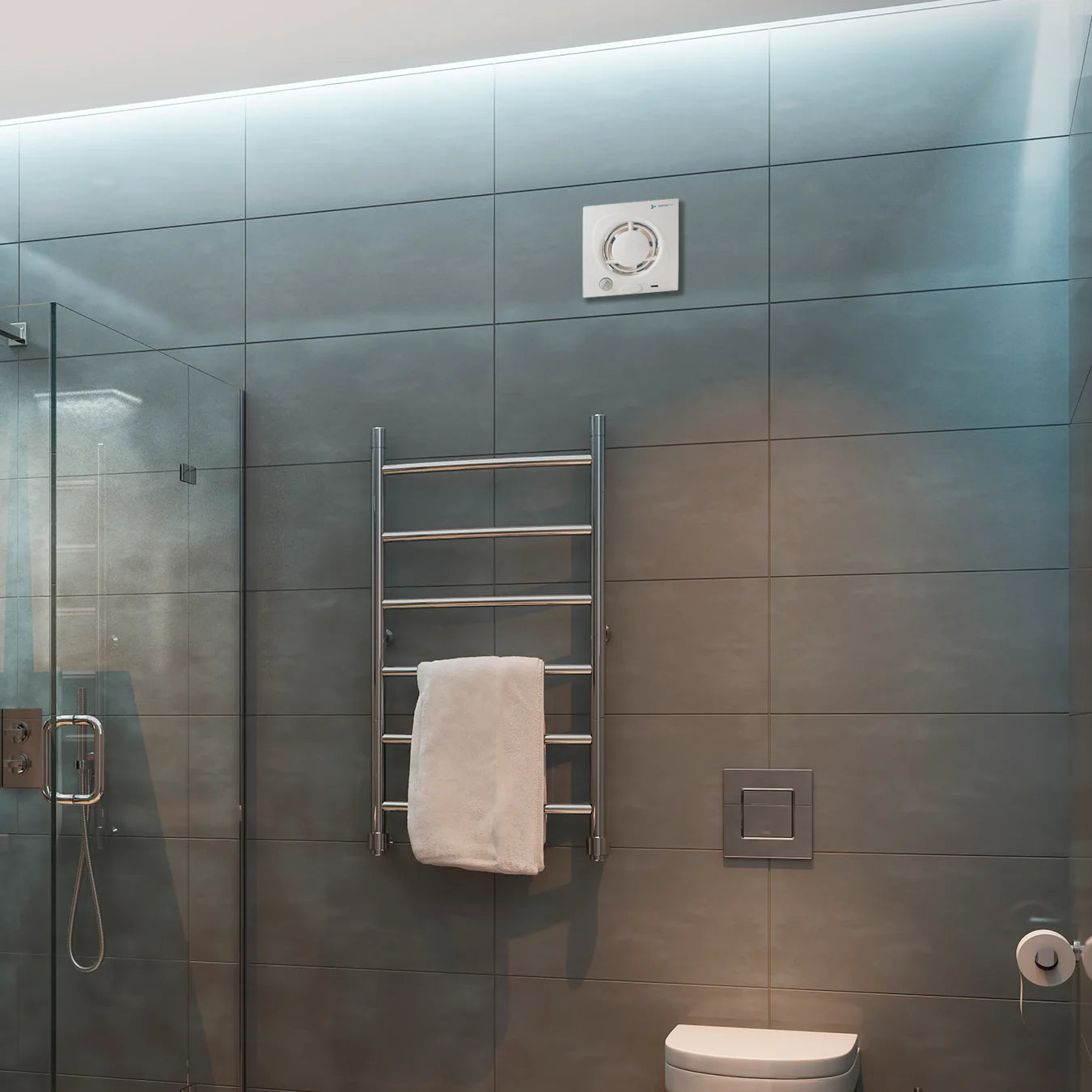 Extractor con Sensor de Movimiento 6" Hueso -  Masterfan