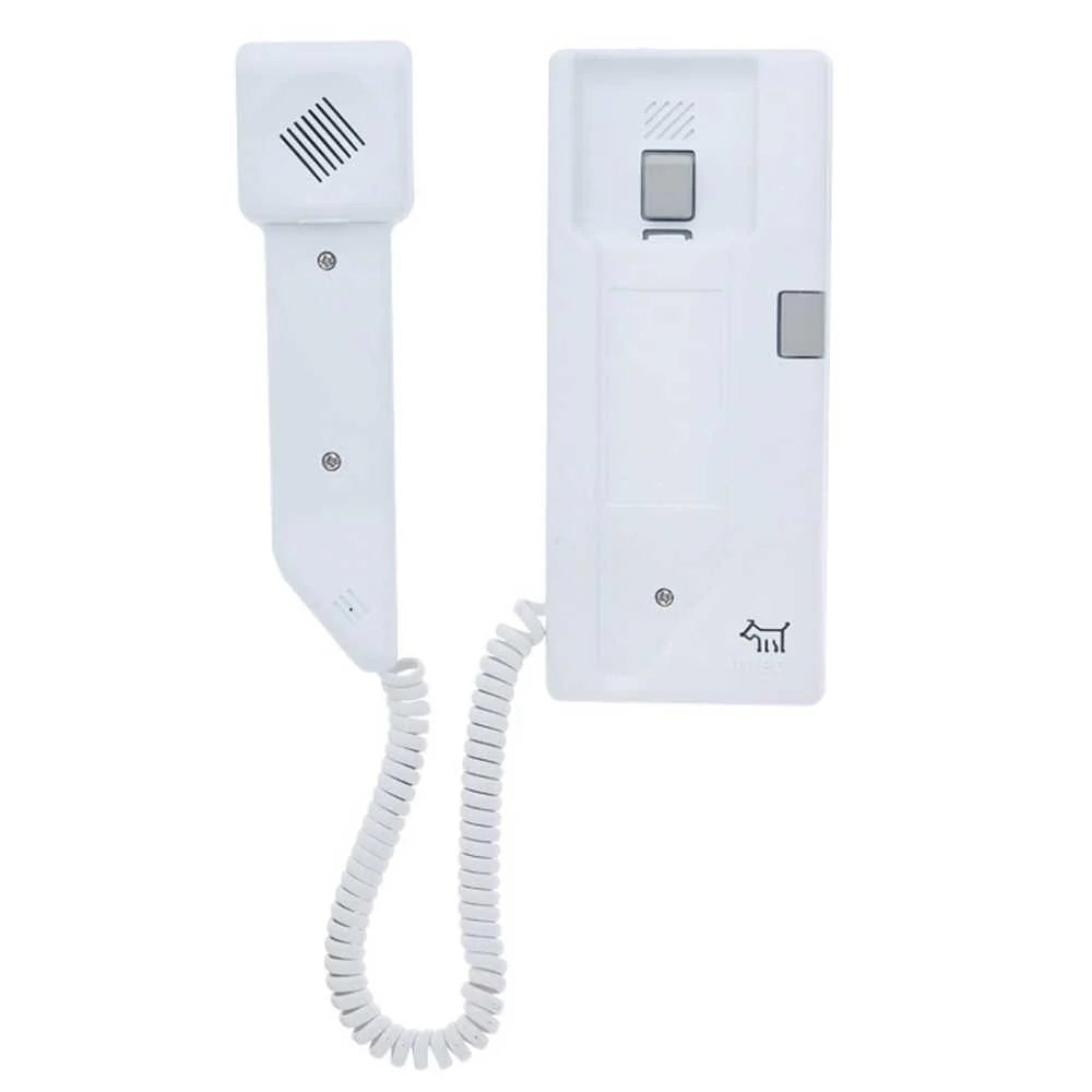 Teléfono de Pared con 1 Botón y Oscilador Integrado para Intercomunicación - INTEC