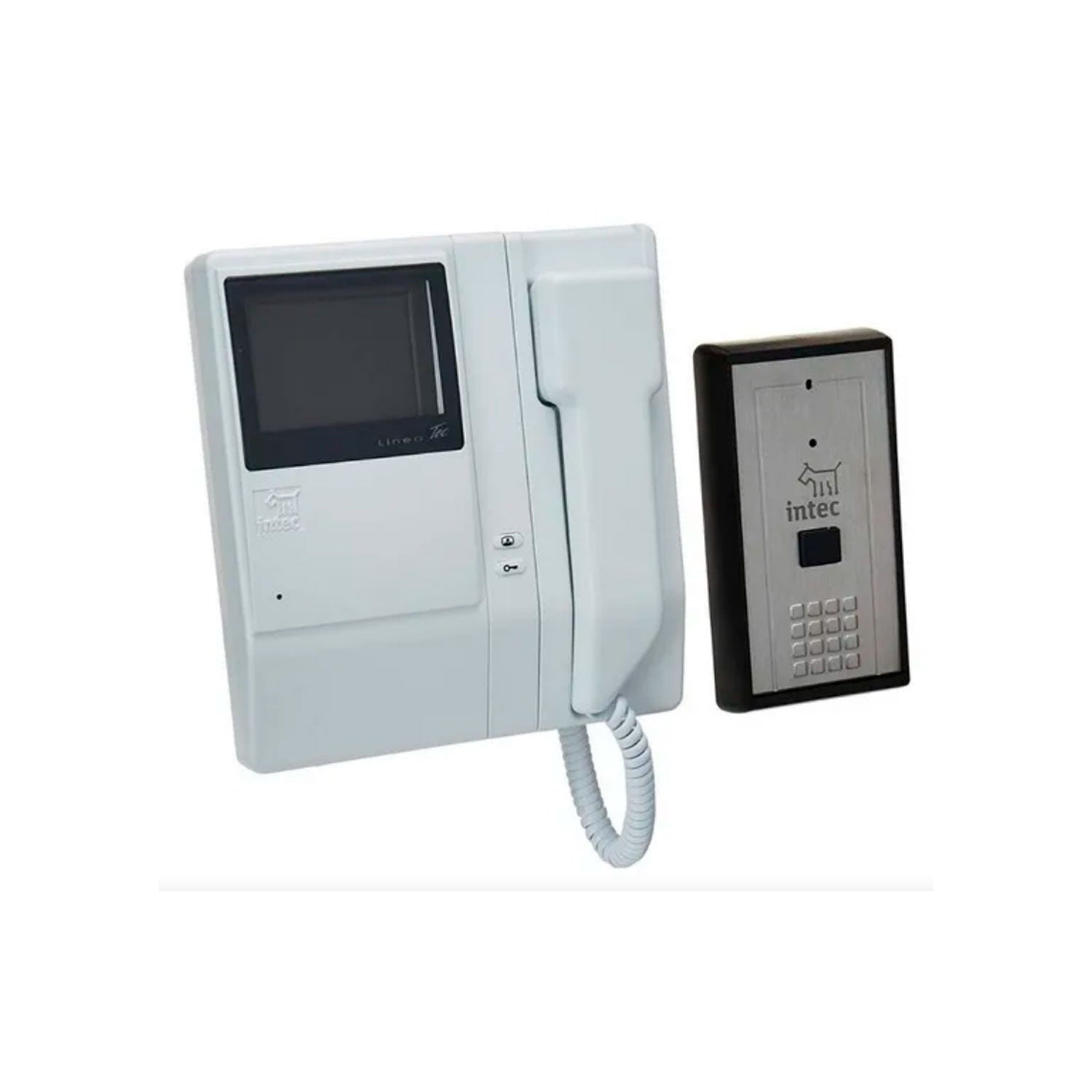 Kit Videoportero VK-1 Monitor Color 3.5" y Telecámara 8 Hilos - INTEC