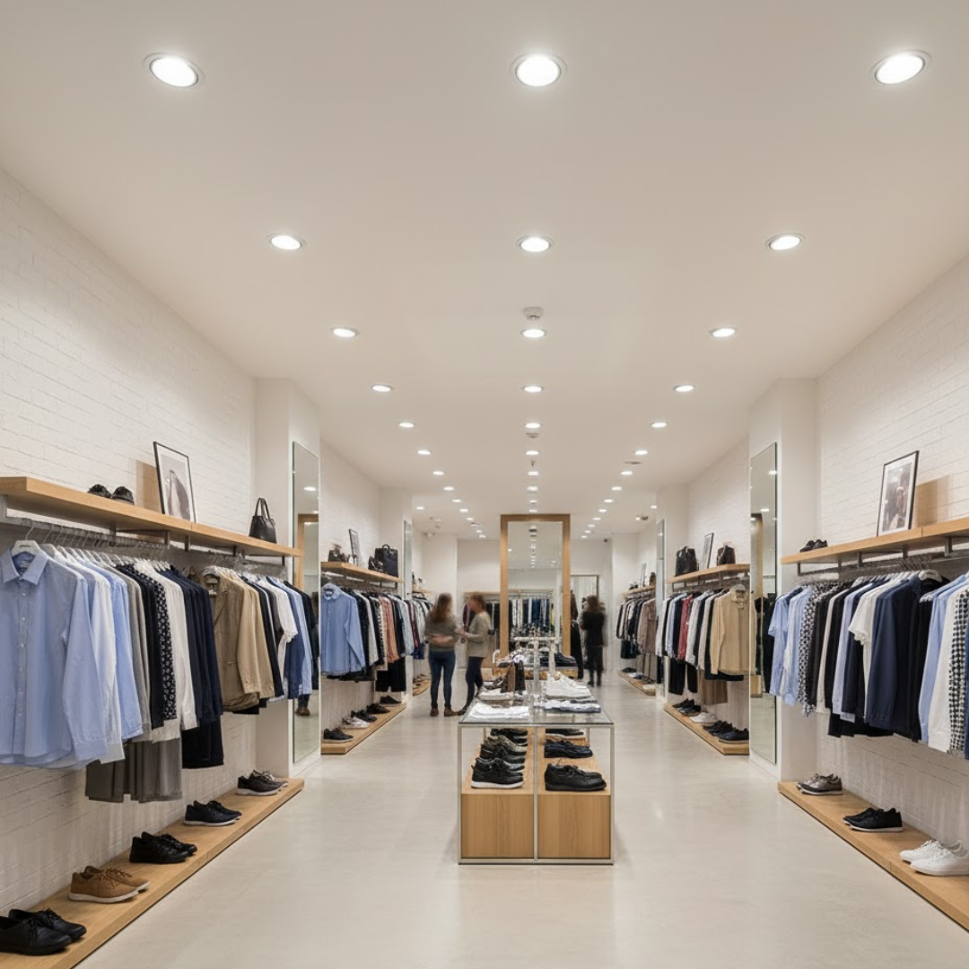 Panel Empotrable LED Redondo 6W Luz Blanca Fría 6500K Ahorro Energético - WINLED