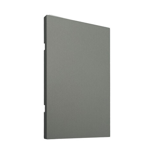Placa Tapa Ciega APL-412 7.5x11.8 cm Gris Oxford- ARTLITE LUXURY