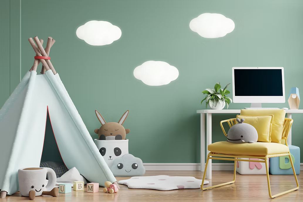 Lámpara de Techo y Muro LED Infantil 3000-4500-6000K 2824LM 85-265V con Control APP  –  LUXICA