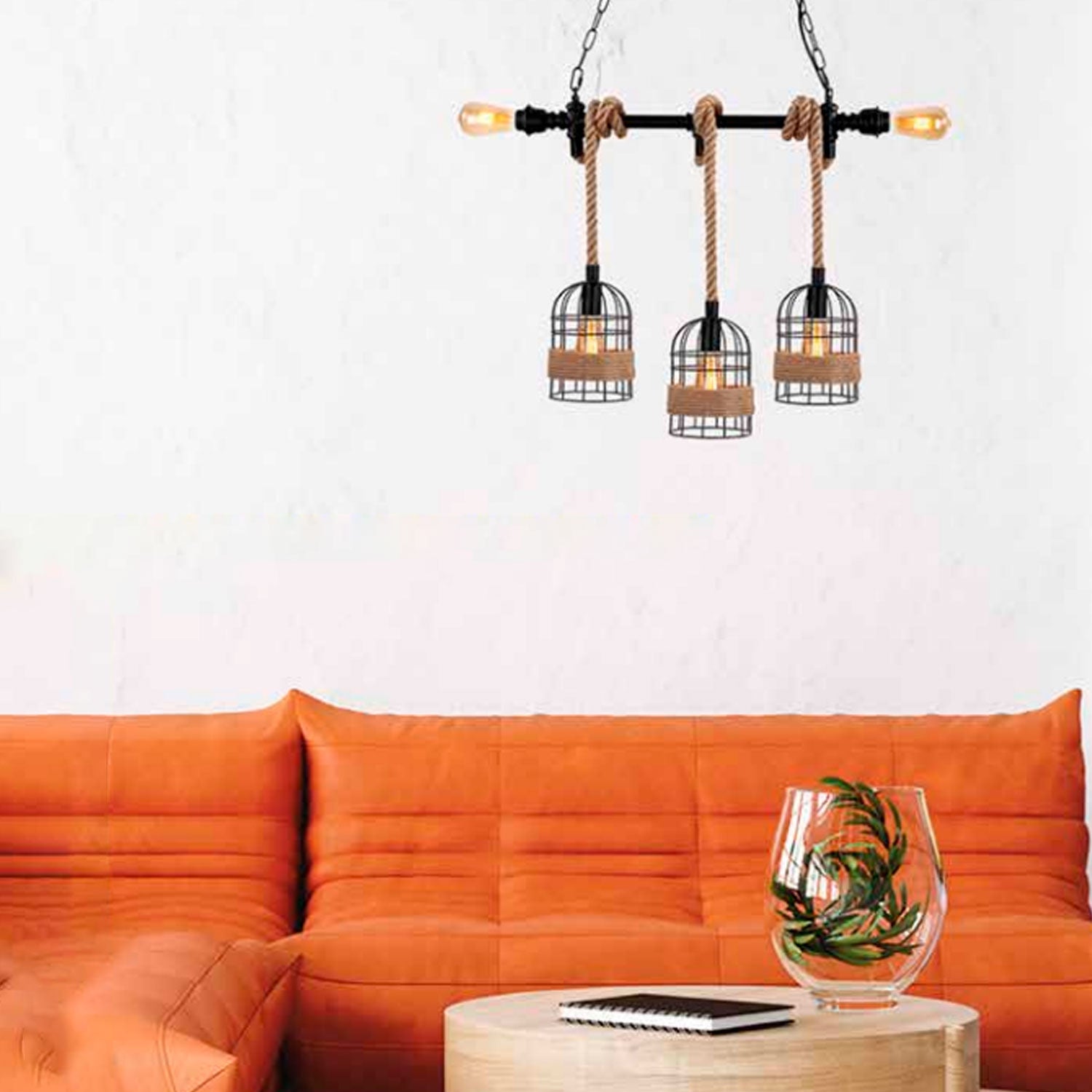 Lámpara de 5 Luces E27 Max. 200W – No Incluye Foco – NGR