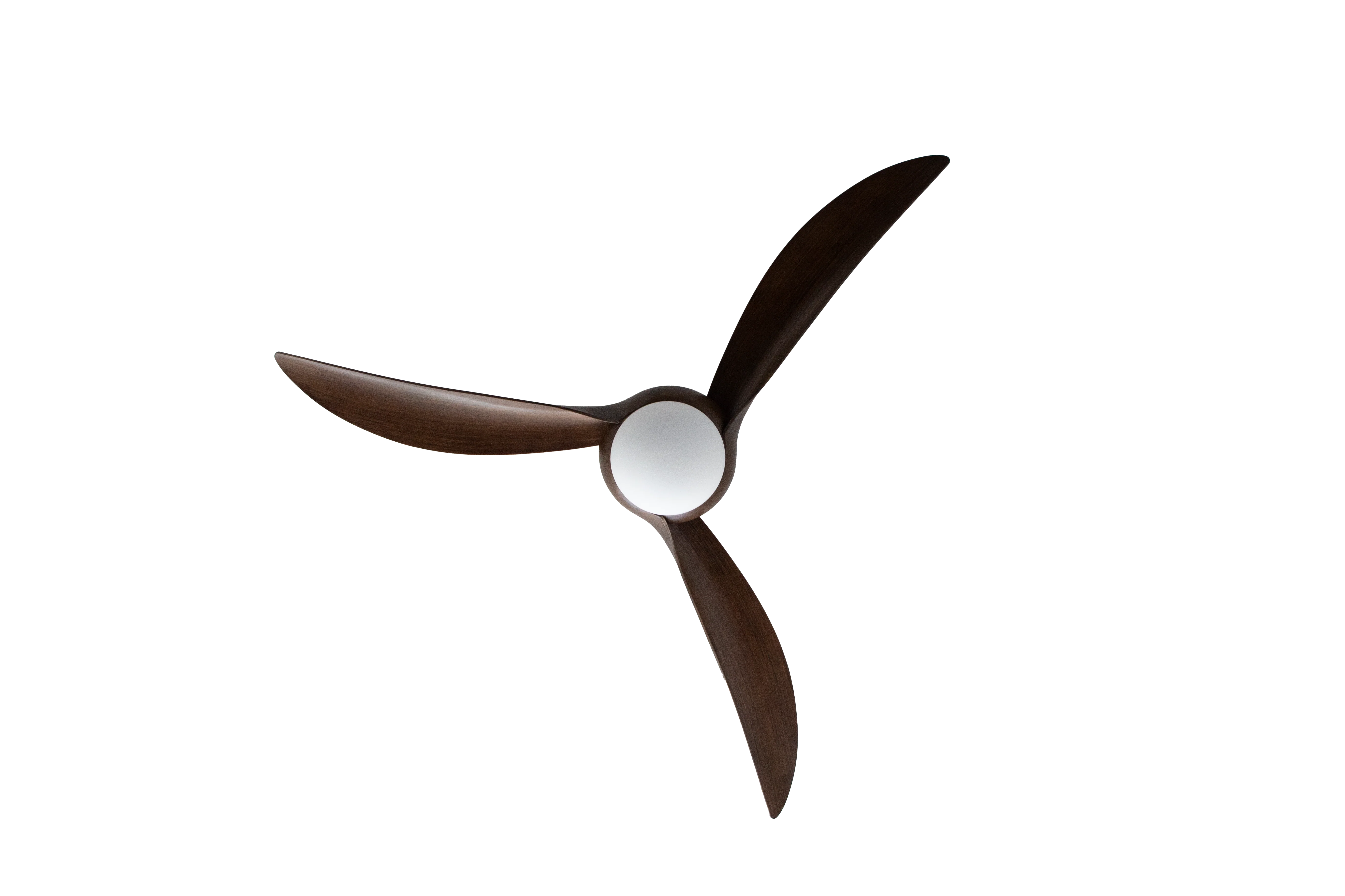 Ventilador de Techo Decorativo Danza 52" Caoba, 3 Aspas, Luz LED - MASTERFAN
