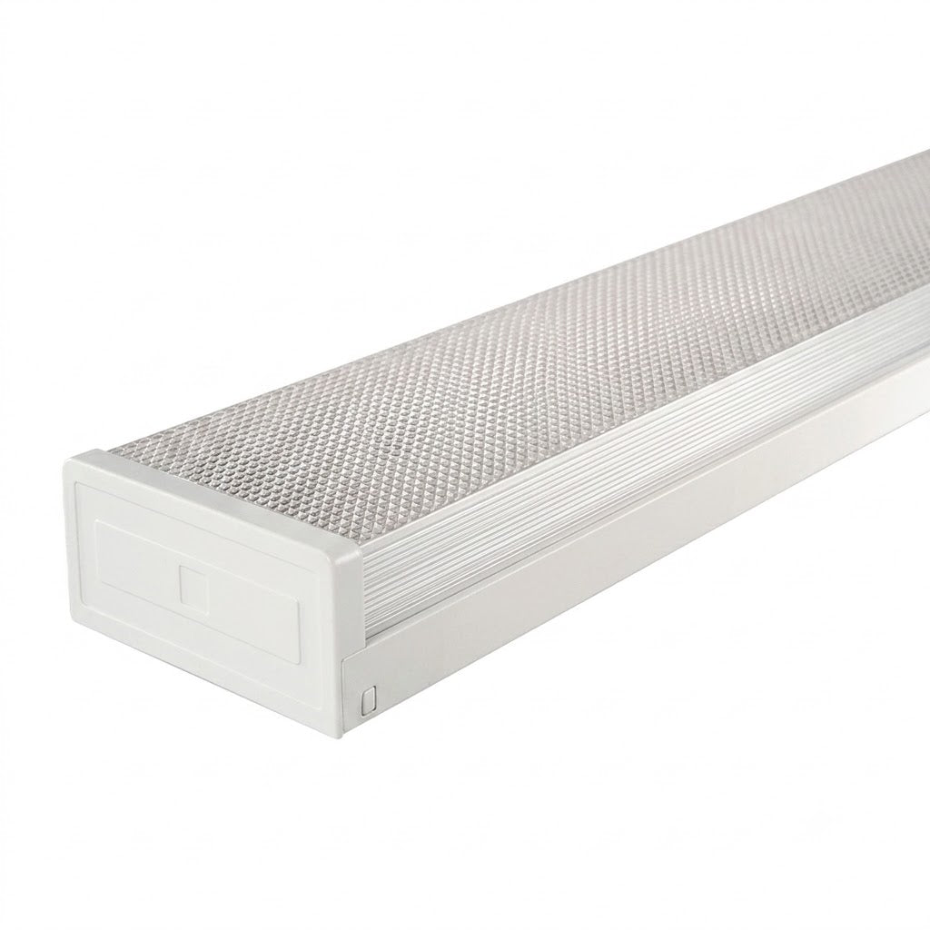 Gabinete de Sobreponer 120cm para 2 Tubos LED T8 con Cubierta Prismática -PHILCO