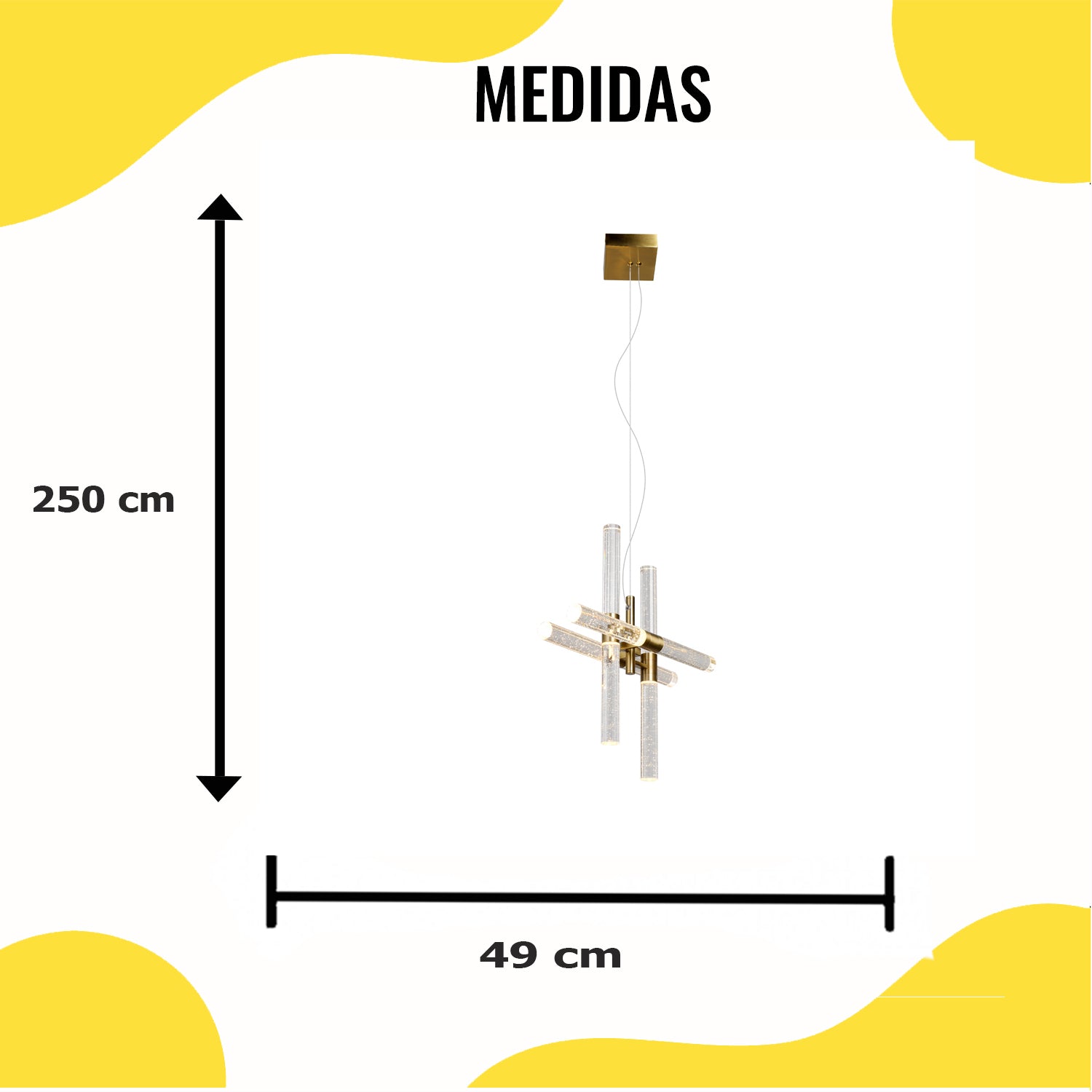 Lámpara LED Colgante Acabado Cobre – 2G