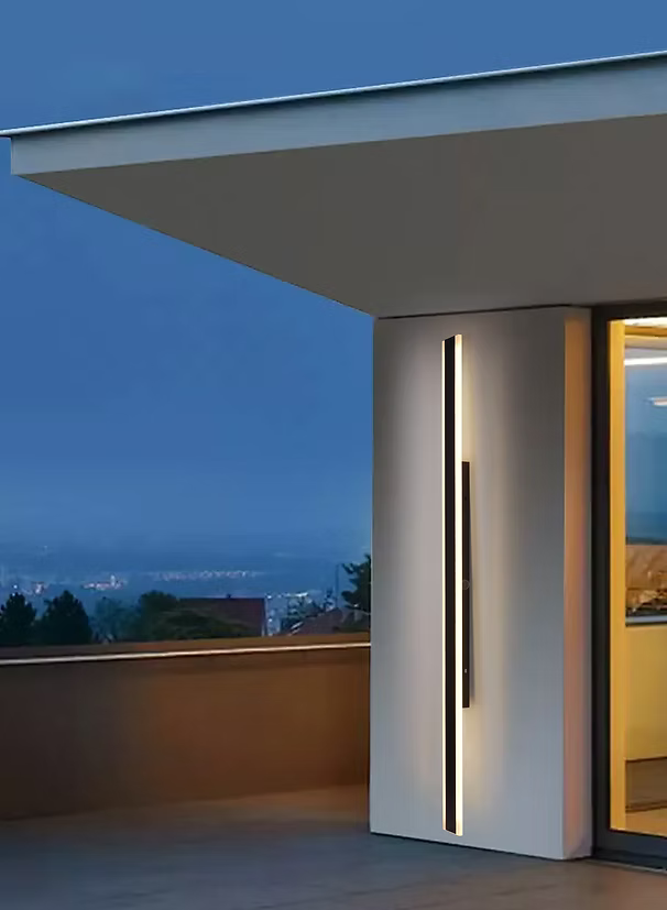 Luminaria de Pared LED Lasa 180cm 3000-4500-6000K IP65 85-265V Negro – LUXICA