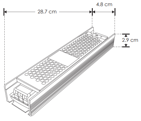 Fuente de Poder Atenuable 200W 48V | SKU: ILUDA5EN1200W48 Polyelectric ILUMILEDS