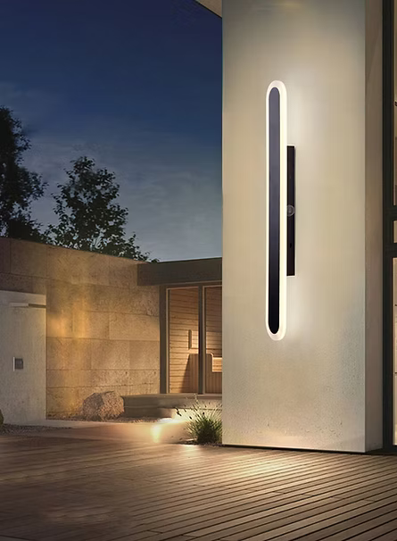 Luminaria de Pared LED Siena 60cm 3000-4500-6000K IP65 85-265V Negro –  LUXICA