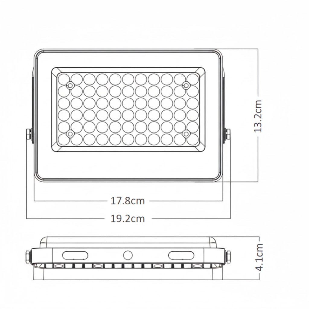 Reflector Solar LED 100W 1000 Lúmenes con Control Remoto Luz Blanca Fría IP65 - ARTLITE
