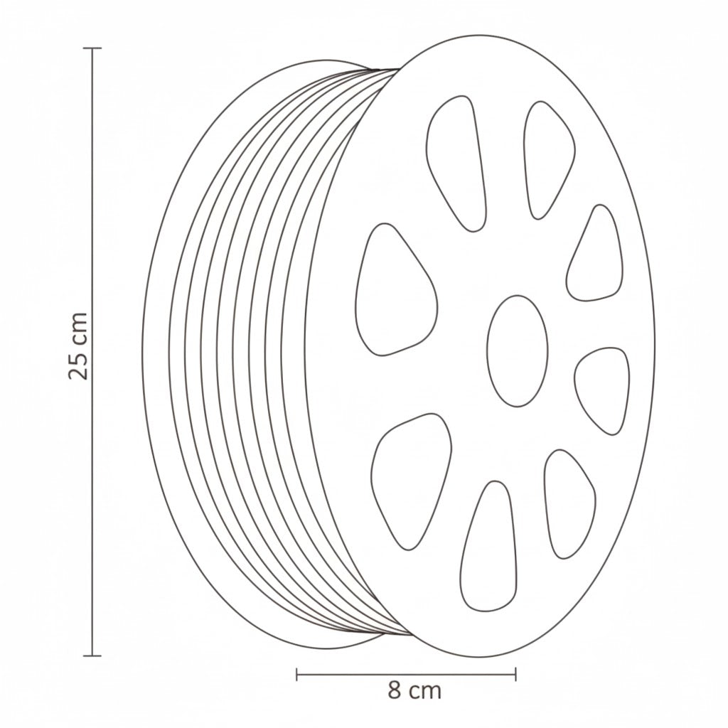Manguera LED Neón Doble 25M 150W 127V 6500K Exterior IP65 Atenuable PVC – WINLED