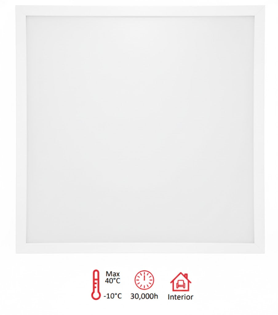 Panel Led Cuadrado 36W 6500K 60x60cm Empotrable para Interior- WINLED