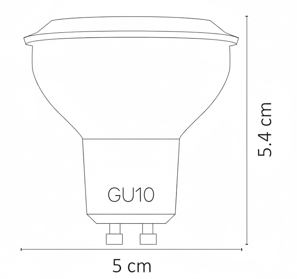Foco LED GU10 7W 6000K Luz Blanca Fría 550Lm Atenuable - ARTLITE