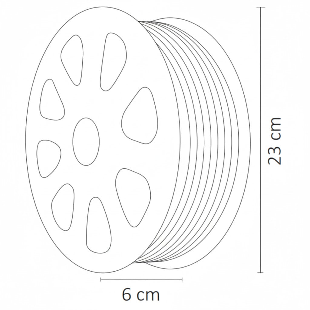 Manguera LED Doble 25M 150W 127V 6500K Exterior IP65 Atenuable Luz Blanca Fría – WINLED