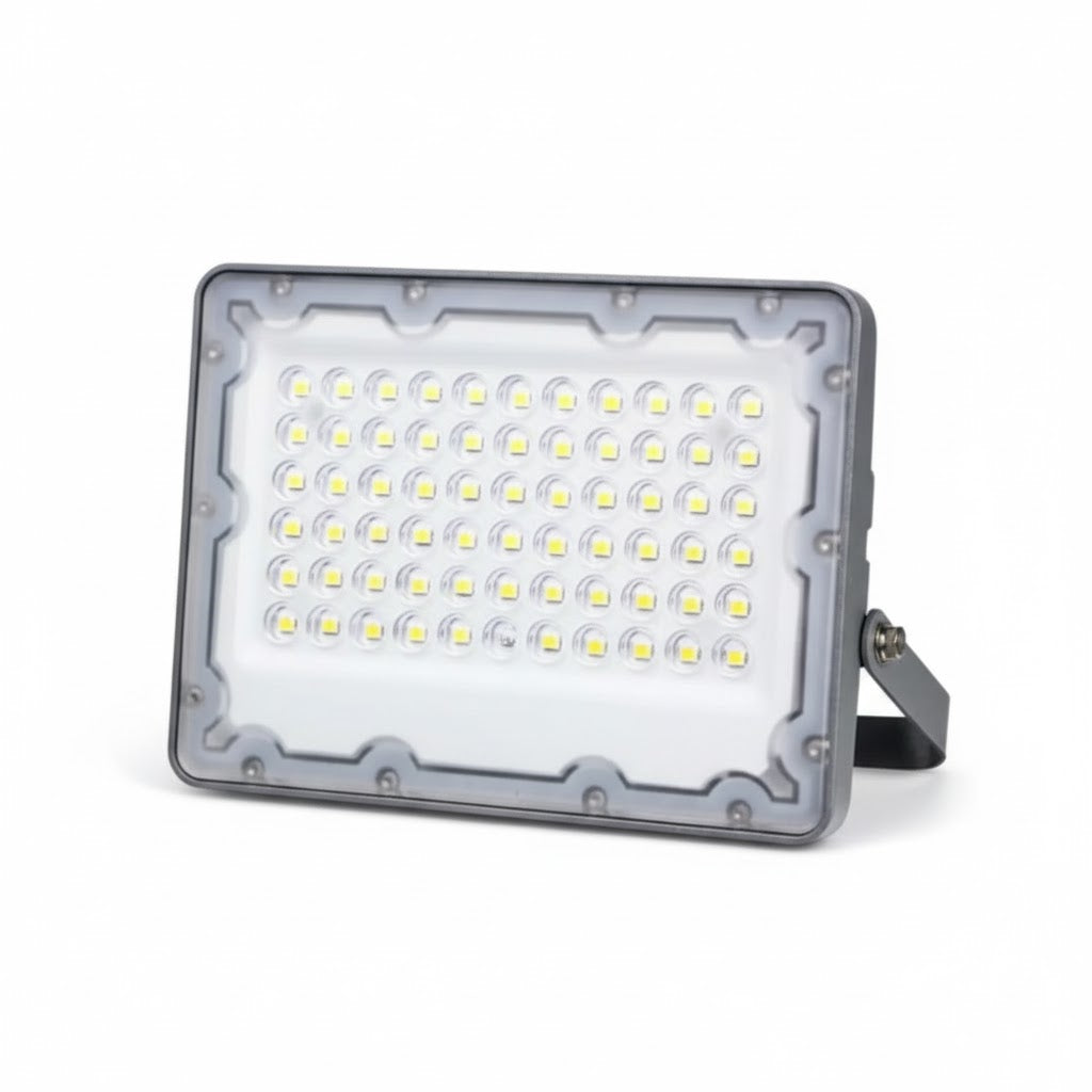 Reflector Solar LED 100W 1000 Lúmenes con Control Remoto Luz Blanca Fría IP65 - ARTLITE