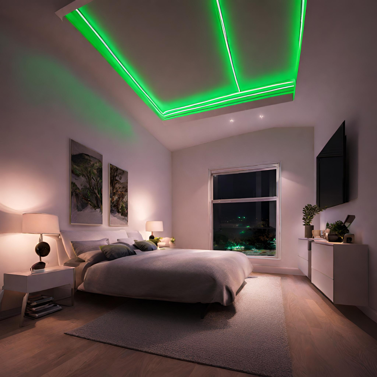 Manguera Doble LED Neón 25m IP65 Verde – Winled