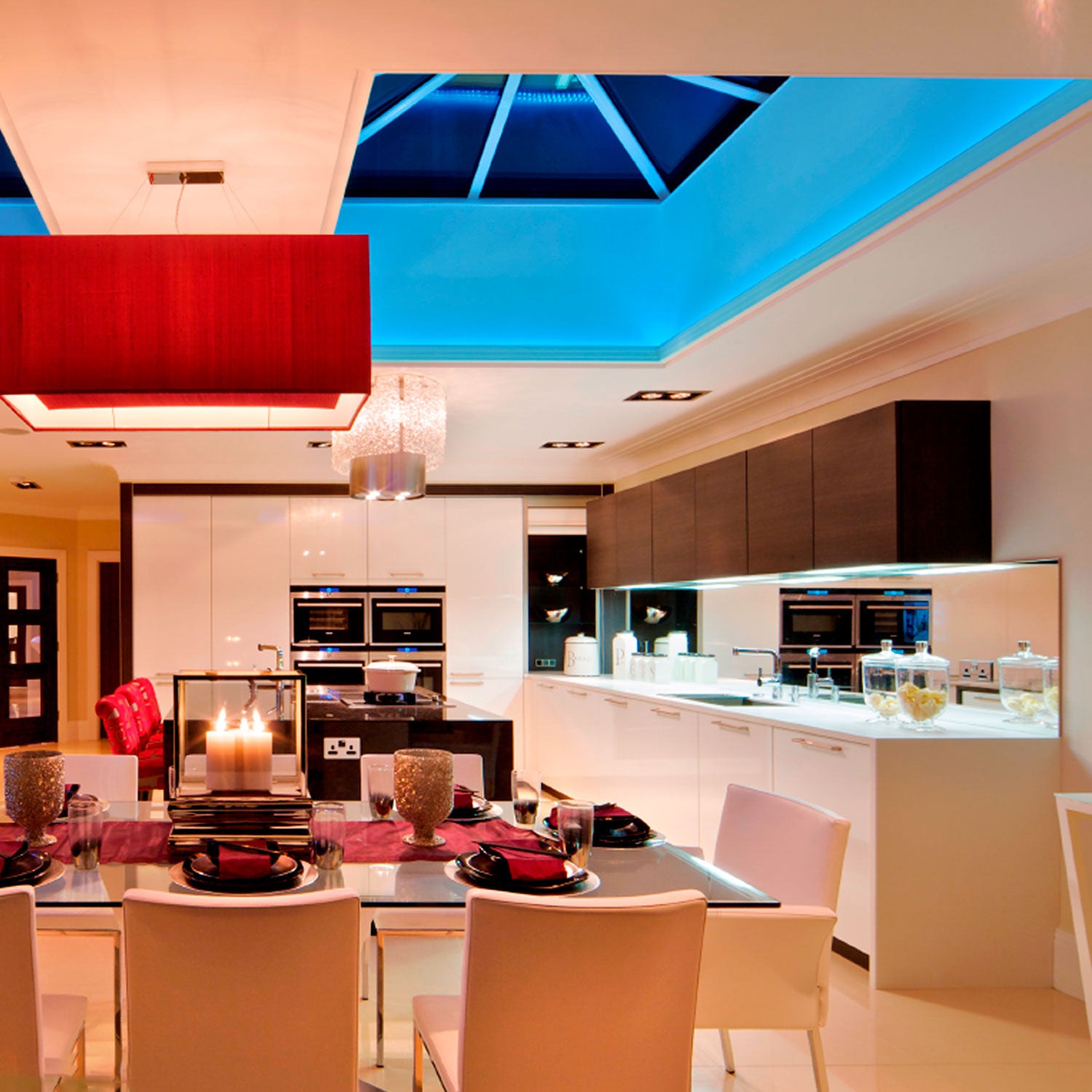 Manguera Doble LED Neón 25m IP65 Azul – Winled