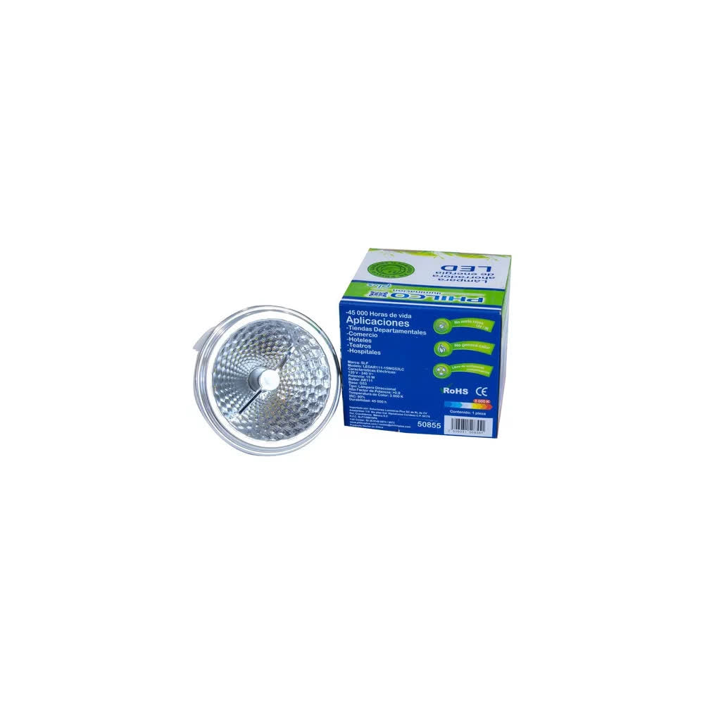 FOCO LED AR111 15W G53 LG 3000K 120-240V PHILCO