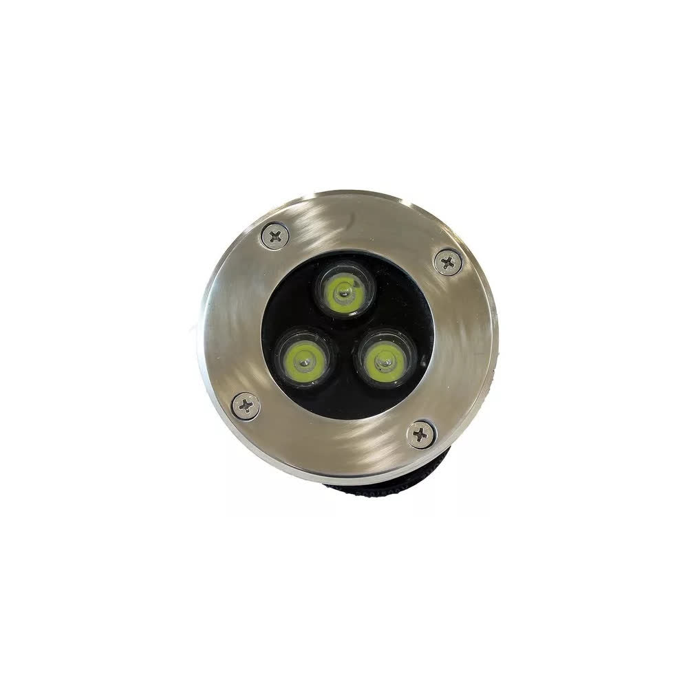 EMPOTRADO LED PISO 3W 6400K 127V IP65 ALUMINIO LAITING