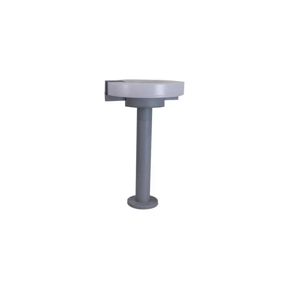 Miniposte Sencillo 43 cm Plata ROI Iluminación Exterior – EGLO