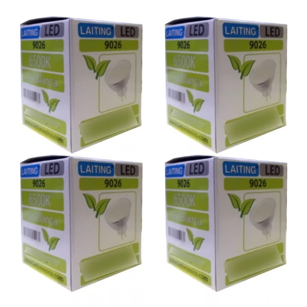 Pack 4 Focos LED MR16 5W 6500K – Laiting