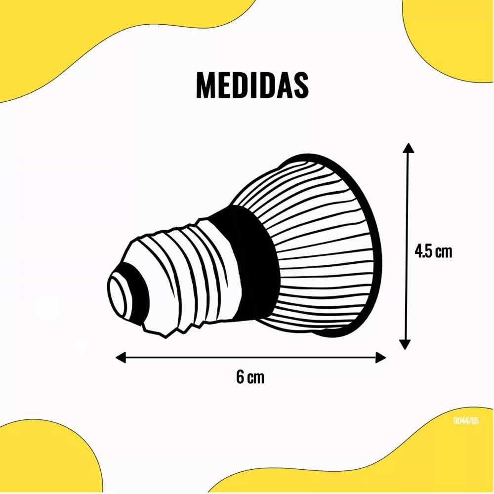 JDR LED 6W 6500K E26 110-130V Dimea Concentrado – Laiting