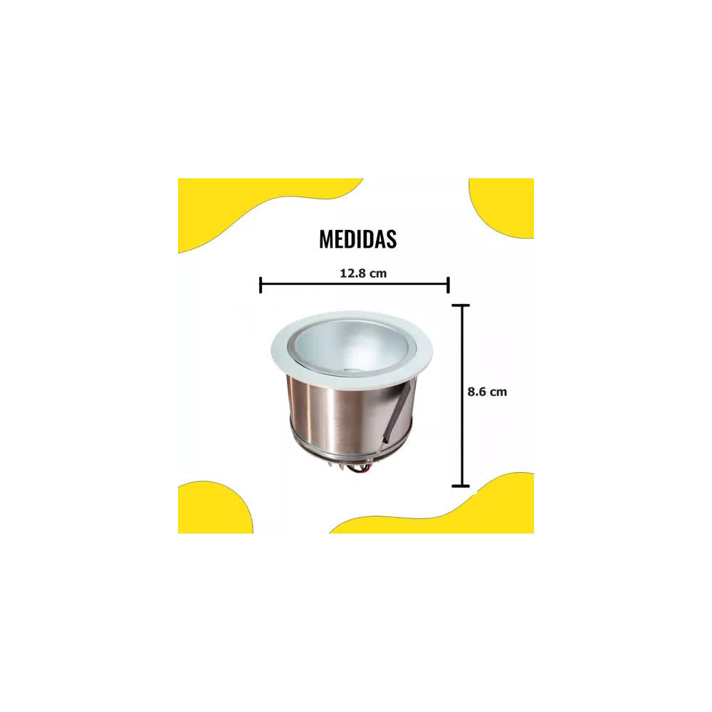 Empotrado LED High Power 15W 4100K 100-240V – Tecnolite