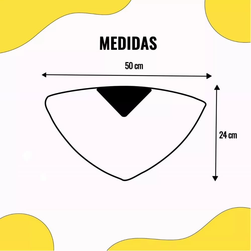 Arbotante de Alabastro E26 Triángulo Curvo Satinado 42cm - Comercial 2G