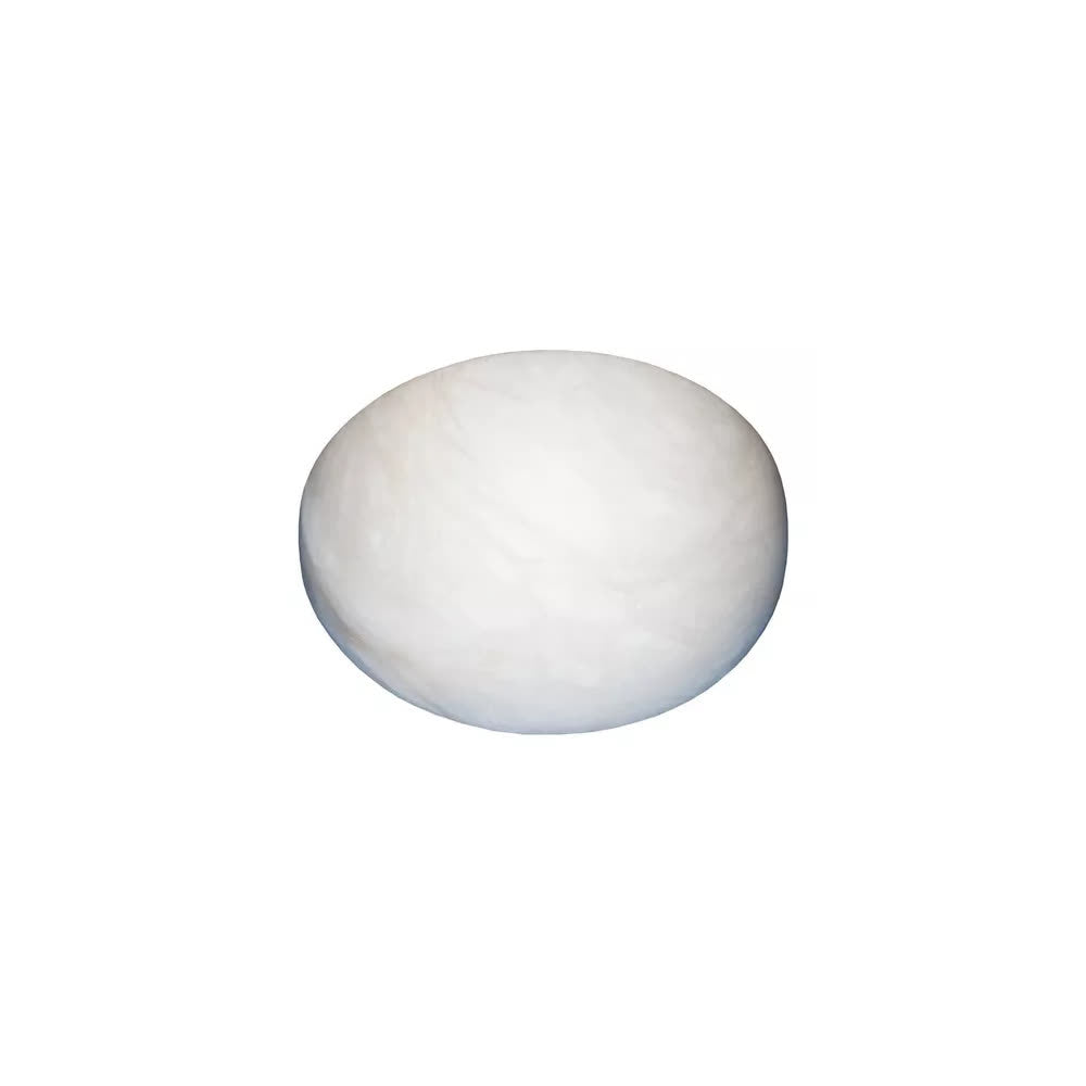 Arbotante de Alabastro E26 1/4 de Esfera Liso 33cm - Comercial 2G