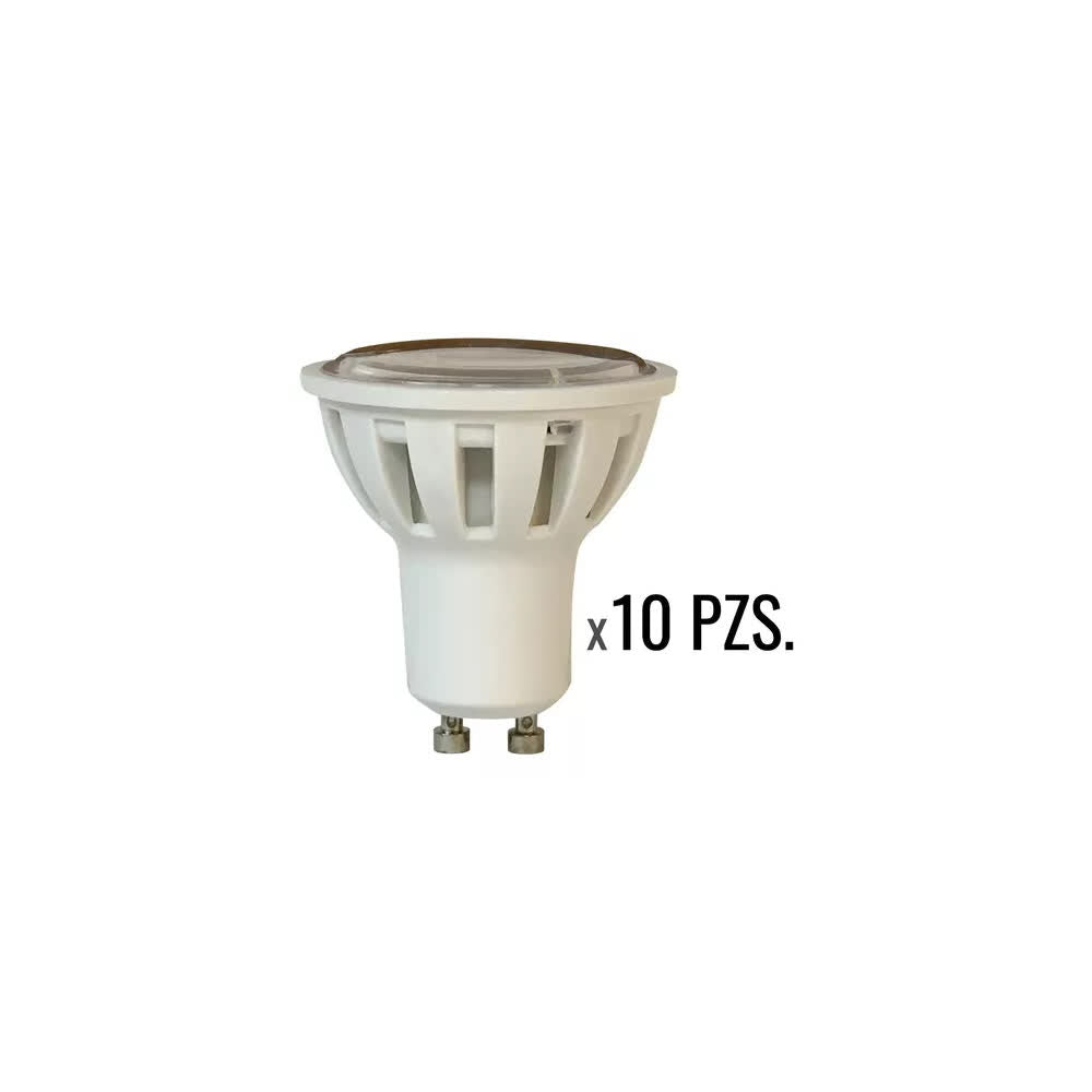 PACK 10 FOCOS LED GU10 3W 2700K 127V LAITING