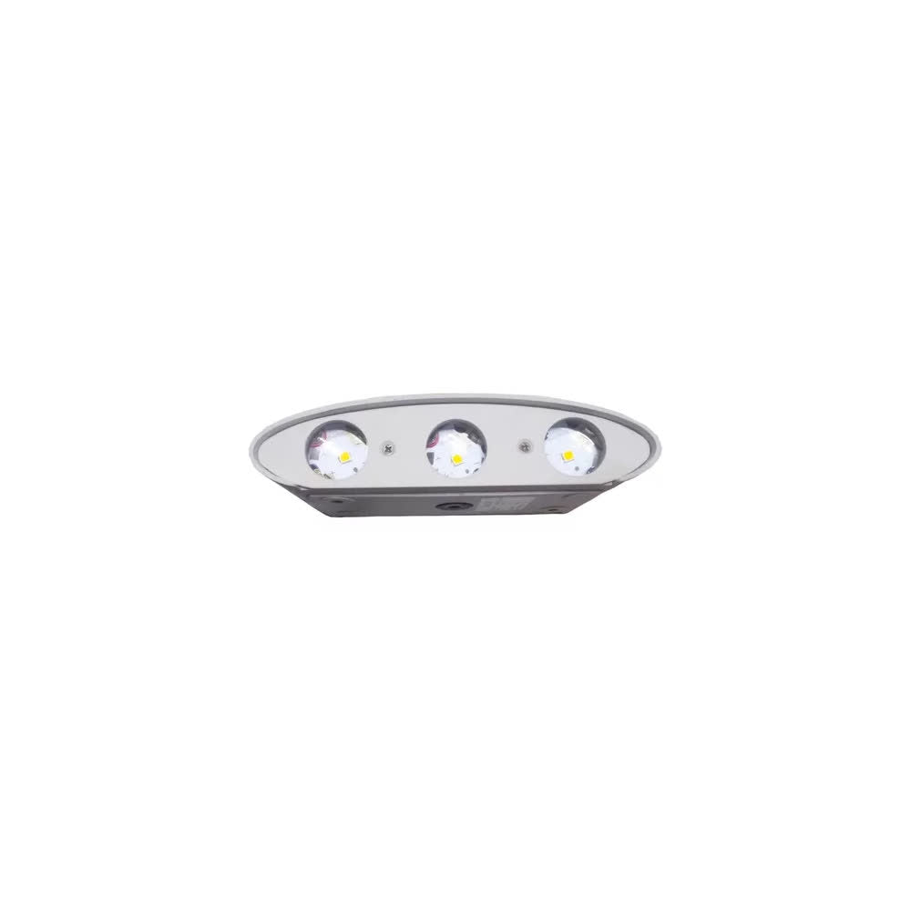 Lámpara de Pared Arbotante LED 6x1W 3000K 430LM IP65 Blanco - Zende
