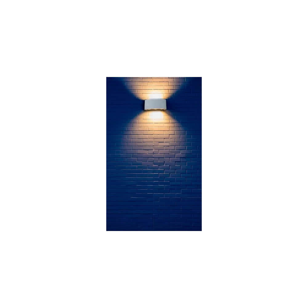 Lámpara de Pared Arbotante LED 6x1W 3000K 430LM IP65 Blanco - Zende
