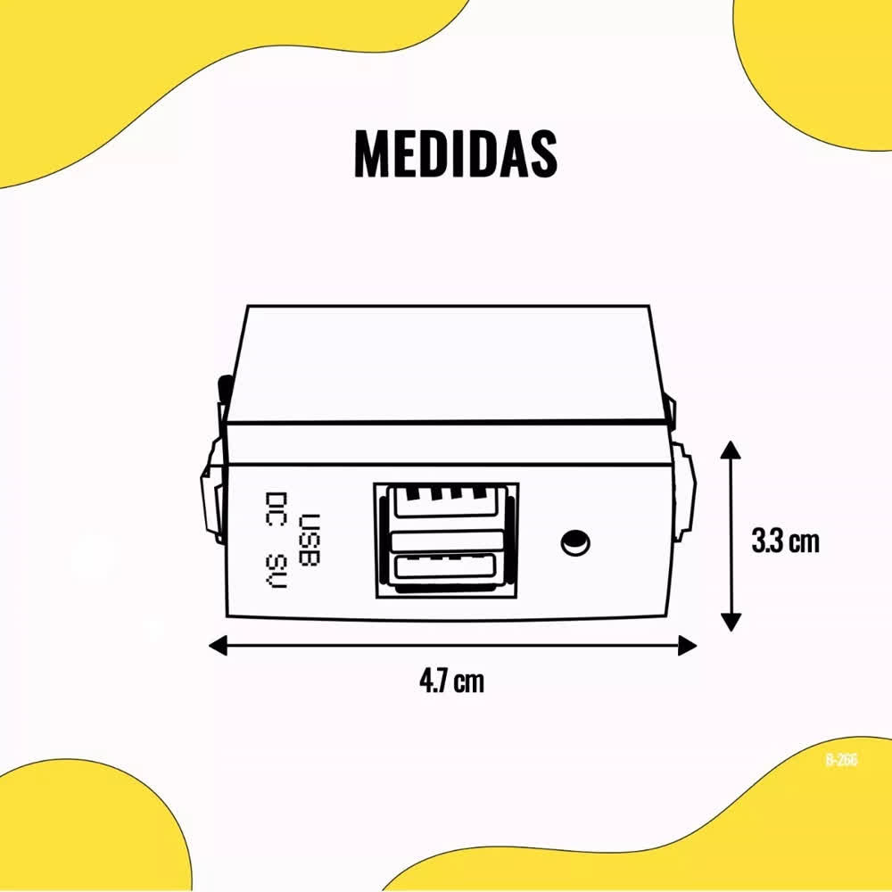 Toma USB DC 5V Doble – Laiting