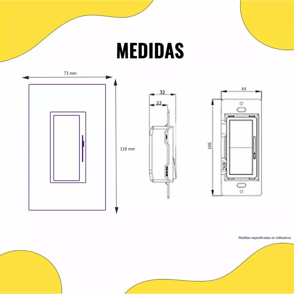 Interruptor Regulador Intensidad para Hogar