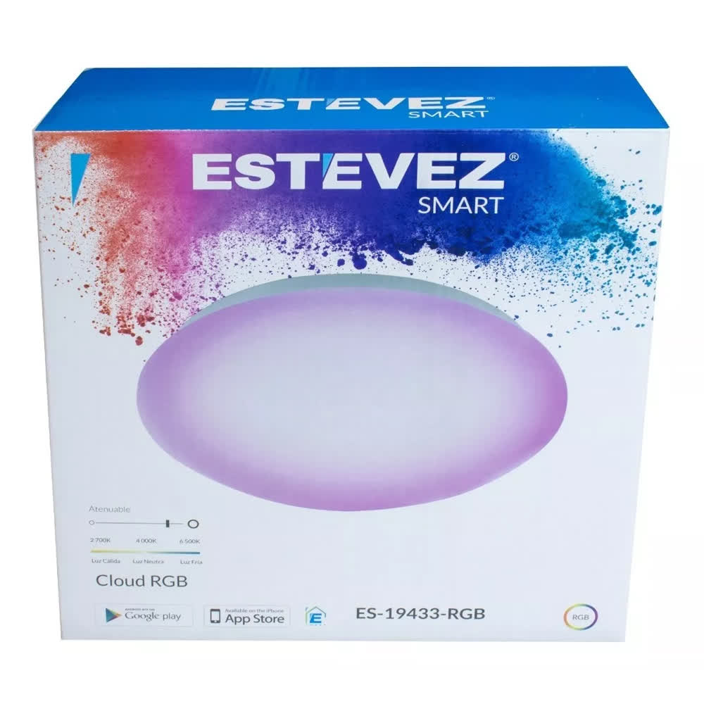 Smart Cloud Lámpara LED WiFi RGB 8W – WWA-GA Estévez