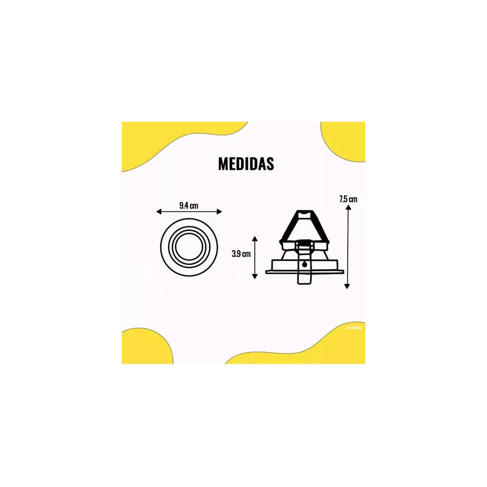 Empotrado MR16 Redondo Blanco – Estévez