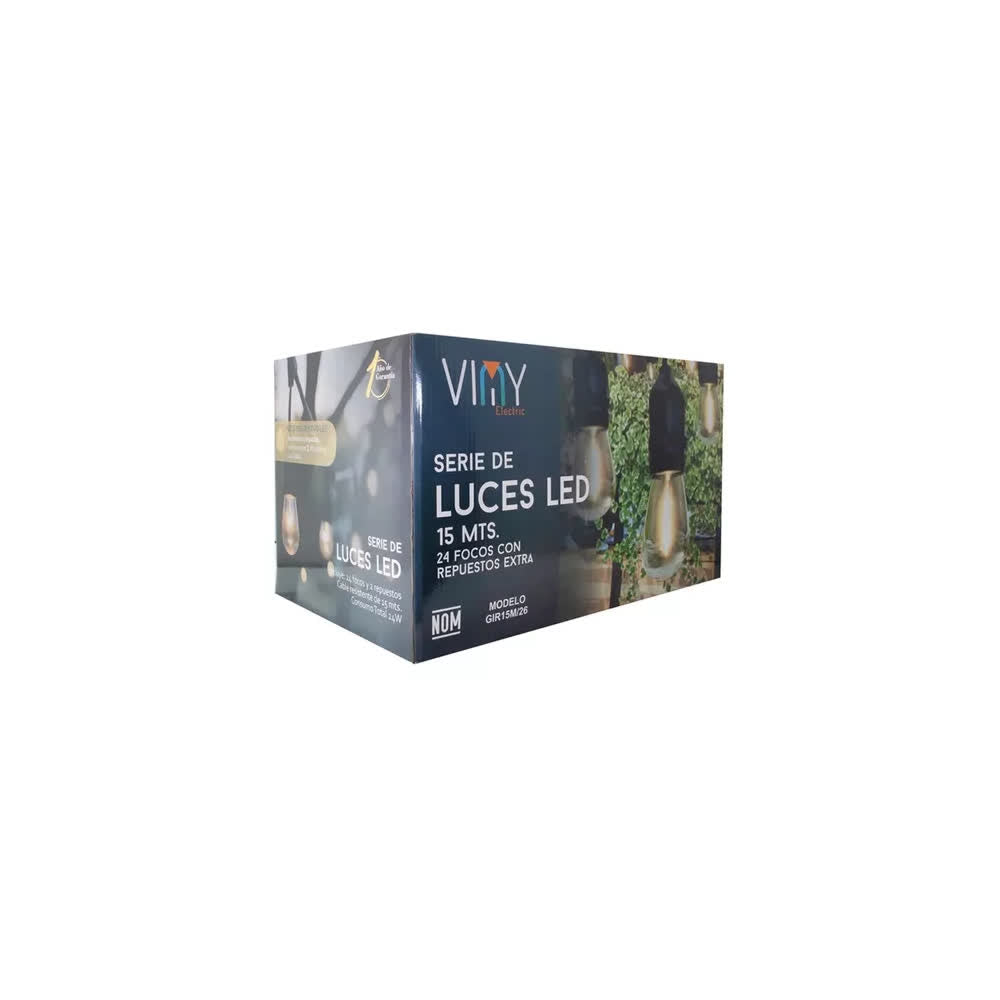 Guirnalda LED 15m 24 Focos 1W – Vinyelectric