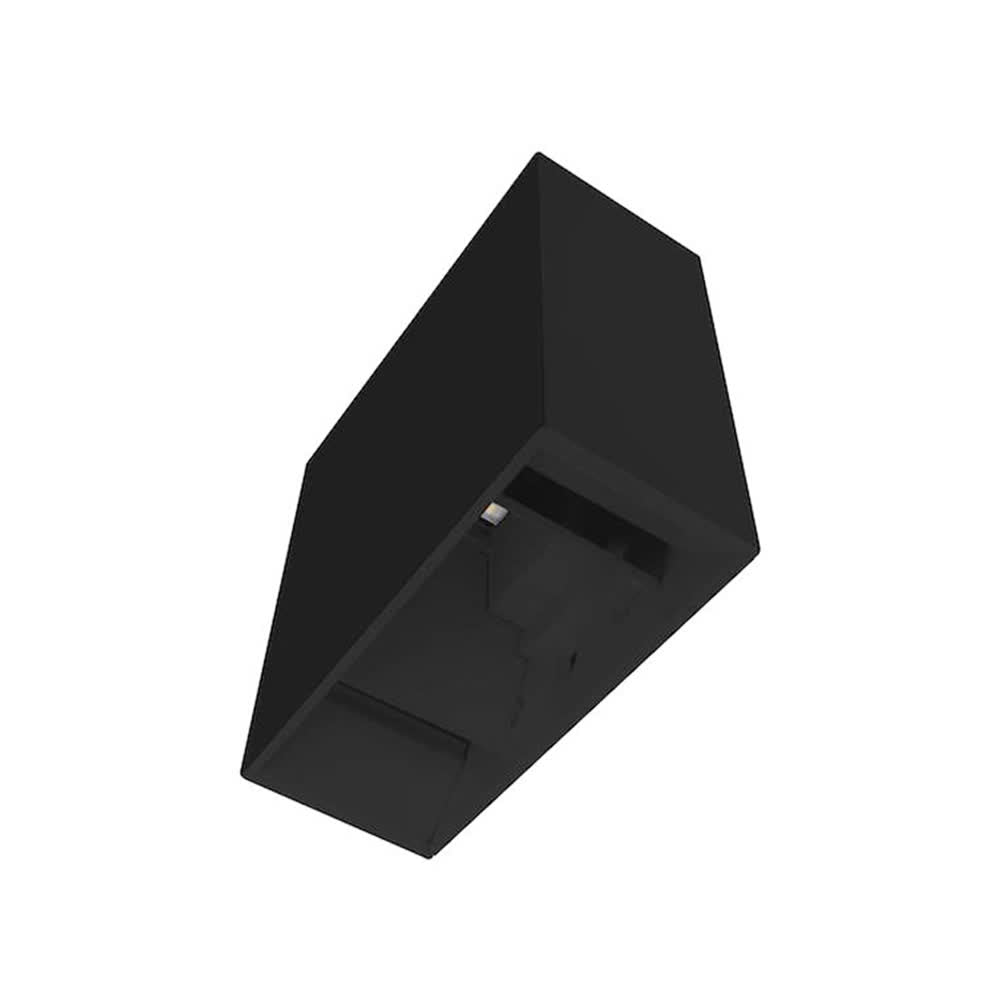 Lámpara de Pared Arbotante LED 4W Luz Cálida Policarbonato Negro - Ilumileds